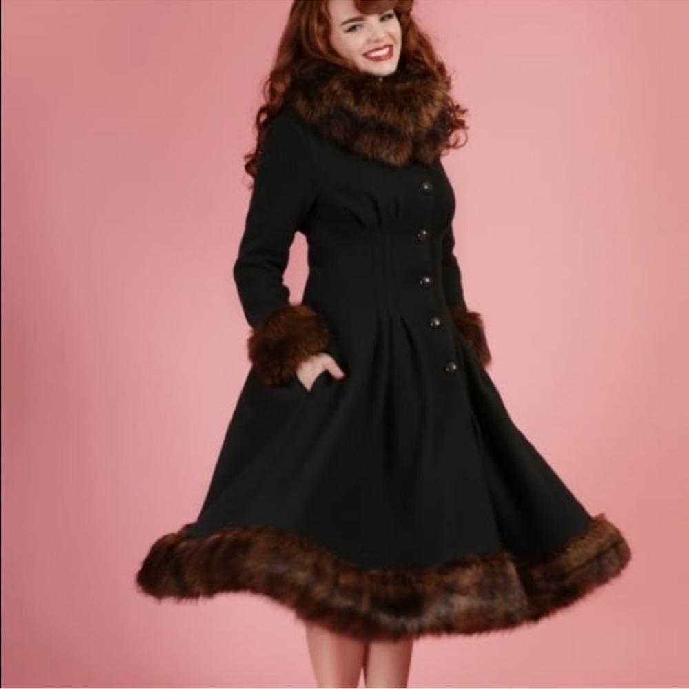 NWT Collectif Pearl coat